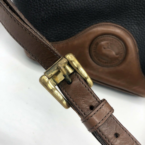 Vintage Dooney & Bourke Black Pebble Bucket Purse - Picture 5 of 10